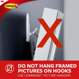 Command 17032BR-4ES Small-Size Decorative Hook, 3/4 in W, Metal/Plastic, Brass, 0.5 lb