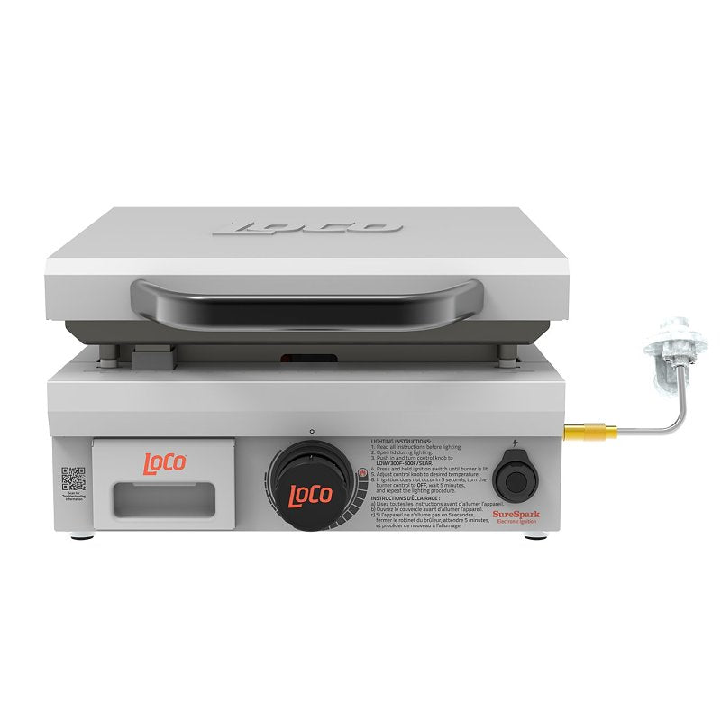 LoCo SmartTemp Series 2023050176 Classic Griddle, Liquid Propane, 1-Burner, 265 sq-in Primary Cooking Surface, Chalk