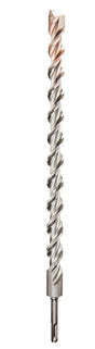 Milwaukee M/2 Series 48-20-7085 2-Cutter Rotary Hammer Drill Bit, 1 in Dia, 18 in OAL, 4 -Flute, 25/64 in Dia Shank