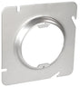 Southwire 72C3-UPC Square To Round Fixture Ring, 4-11/16 in W, Steel, Silver, Galvanized