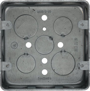 Southwire MGSB-2-1/2-UPC Switch Box, 2-Gang, Galvanized