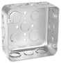Southwire 72171-S-UPC Junction Box, 16-Knockout, 1/2, 3/4 in Knockout, Steel, Silver, Galvanized