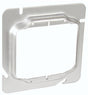 Southwire 72C17-UPC Device Ring, 4-3/4 in W, Square, 2-Gang, Steel, Silver, Galvanized