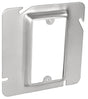 Southwire 72C13-UPC Device Ring, 5.63 in W, Square, 1-Gang, Steel, Silver, Zinc-Plated