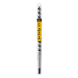 DEWALT DW1684 Auger Drill Bit, 13/16 in Dia, 17 in OAL, Hollow Center Flute, 7/16 in Dia Shank, Ball Groove Shank