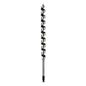 DEWALT DW1688 Auger Drill Bit, 1-1/16 in Dia, 17 in OAL, Hollow Center Flute, 7/16 in Dia Shank, Ball Groove Shank