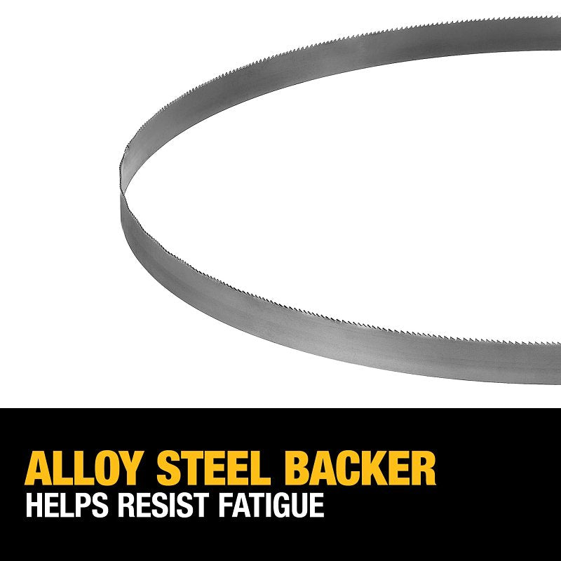 DEWALT DW3986C Band Saw Blade, 1/2 in W, 32-7/8 in L, 14, 18 TPI, HSS Cutting Edge, Bi-Metal