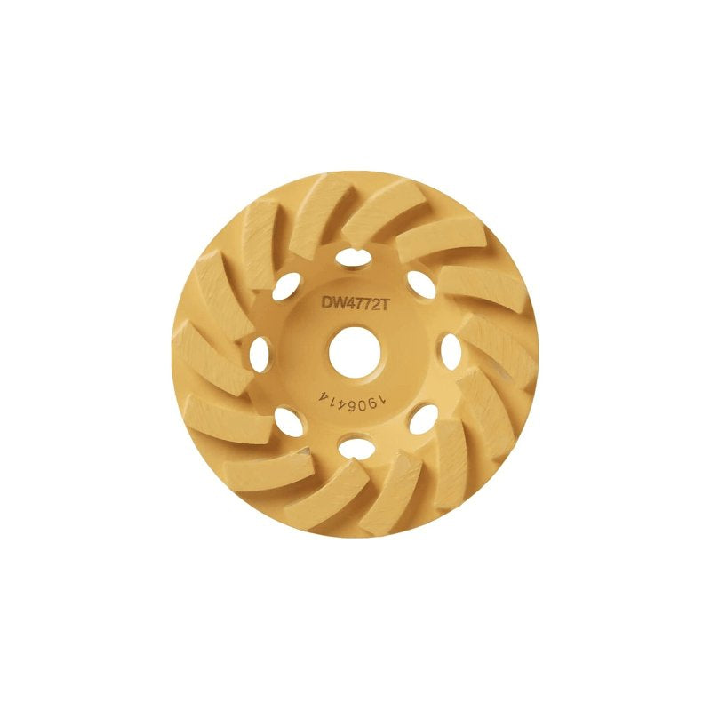 DEWALT XP Series DW4772T Cup Grinding Wheel, 4 in Dia, 1-3/16 in Thick, 5/8-11 Arbor, Diamond Abrasive