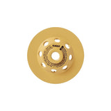 DEWALT XP Series DW4772T Cup Grinding Wheel, 4 in Dia, 1-3/16 in Thick, 5/8-11 Arbor, Diamond Abrasive