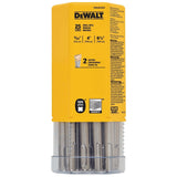 DEWALT DW5401B25 2-Cutter Drill Bit, 5/32 in Dia, 6-1/2 in OAL, Helix Flute, 4-Flute, 25/64 in Dia Shank, Pack of 25