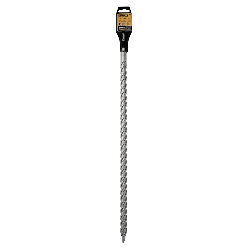 DEWALT DW5457 Drill Bit, 3/4 in Dia, 24 in OAL, Helix Flute, 4-Flute, 25/64 in Dia Shank, SDS Plus Shank
