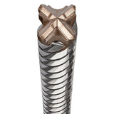 DEWALT DW5821 Drill Bit, 1-1/8 in Dia, 10 in OAL, Helix Flute, 4-Flute, SDS Max Shank