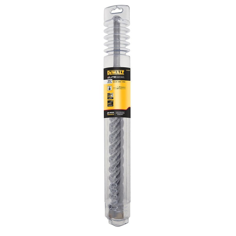 DEWALT ELITE Series DW5830 Drill Bit, 1-3/4 in Dia, 22-1/2 in OAL, High-Impact, 45/64 in Dia Shank, SDS Plus Shank