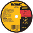 DEWALT DW8723 Cut-Off Wheel, 4 in Dia, 1/16 in Thick, 5/8 in Arbor, 60 Grit, Aluminum Oxide Abrasive
