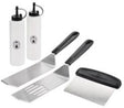Coleman CTA-8000 BBQ Griddle Tool Kit, Heavy-Duty, Stainless Steel, Silver