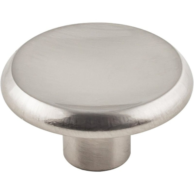 KasaWare K063SN-10 Cabinet Knob, 1-3/16 in Projection, 1-1/2 in, Zinc, Satin Nickel, 10/PK