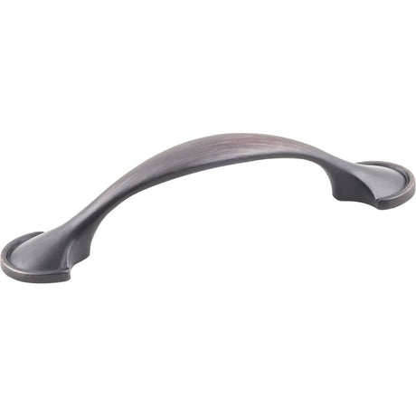 Hardware Resources K4133BORB-2 Cabinet Pull, Brushed Oil-Rubbed Bronze, 4-5/8 in L Handle, 1 in H Handle, Zinc, 2/PK