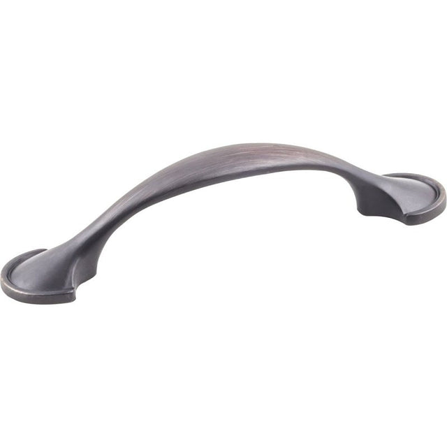 Hardware Resources K4133BORB-2 Cabinet Pull, Brushed Oil-Rubbed Bronze, 4-5/8 in L Handle, 1 in H Handle, Zinc, 2/PK