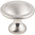 Hardware Resources K413SN-4 Cabinet Knob, Traditional, Zinc, Satin Nickel, 4/PK