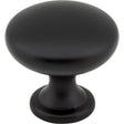 KasaWare K778MB-10 Cabinet Knob, 1-1/8 in Projection, 1-3/16 in Dia, Zinc, Matte Black, 10/PK