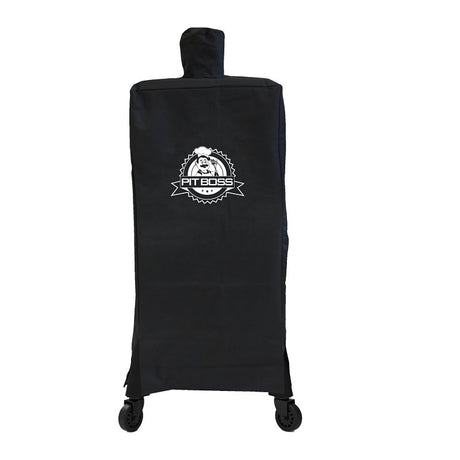 Pit Boss 40464 Smoker Cover, 25 in W, 25 in D, 48 in H, Polyester/PVC, Black