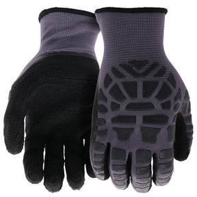 Boss Grip Protect Series B32051-XL Coated Gloves, Men's, XL, 8-3/8 to 8-3/4 in L, Elastic Knit Wrist Cuff, Latex Coating