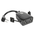 Feit Electric PLUG/WIFI/WP Outdoor Smart Plug, 120 V, Black