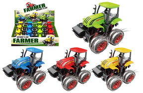 Diamond Visions TM-3634 Big Wheel Farm Tractor, Plastic, Pack of 12