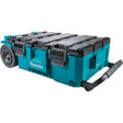 Makita T-90009 Rolling Tool Chest, 250 lb, 19.09 in OAW, 8.51 in OAH, 30.07 in OAD, Copolymer/Plastic/Resin, Teal