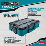 Makita MAKTRAK T-90037 Medium Tool Box, 1123 cu-in, Copolymer/Resin, Teal