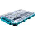 Makita MAKTRAK T-90059 Low-Profile Medium Organizer, 479 cu-in, Copolymer/Resin, Teal