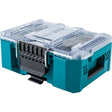 Makita MAKTRAK T-90065 Deep Compact Organizer, 522 cu-in, Copolymer/Resin, Teal, 5-Compartment