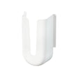 iDESIGN 23037 Grocery Bag Holder and Dispenser, Plastic, White, Pack of 4