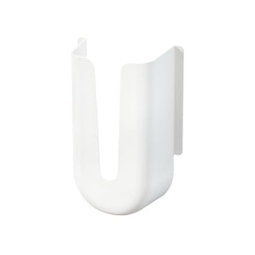 iDESIGN 23037 Grocery Bag Holder and Dispenser, Plastic, White, Pack of 4