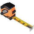 Klein Tools 9516 Tape Measure, 16 ft L Blade, 1-1/8 in W Blade, Steel Blade, ABS Case, Black/Orange Case