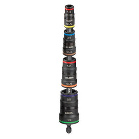 Klein Tools 32934 9-in-1 Flip Socket Set, Steel Alloy