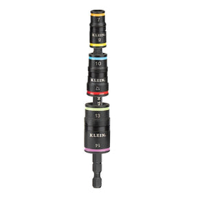Klein Tools 32933M 6-in-1 Flip Socket Set, Steel Alloy, Manganese Phosphate
