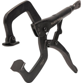 Klein Tools 38622 Locking Plier, 11.98 in OAL, 3.9 in Jaw Opening, Black Handle, Molded Grip Handle, 1.06 in W Jaw
