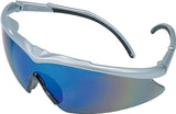 MSA 10083094 Safety Glasses, Unisex, Anti-Fog Lens, Wrap-Around Frame, Silver Frame