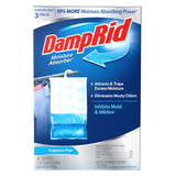 DampRid FG83FFESB Hanging Moisture Absorber, 15.4 oz, Bag, Solid, Fragrance Free, Pack of 4