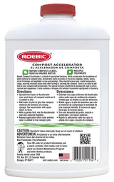 Roebic CA-2.5-12 Compost Accelerator, Solid, White, 2.5 lb, Bottle