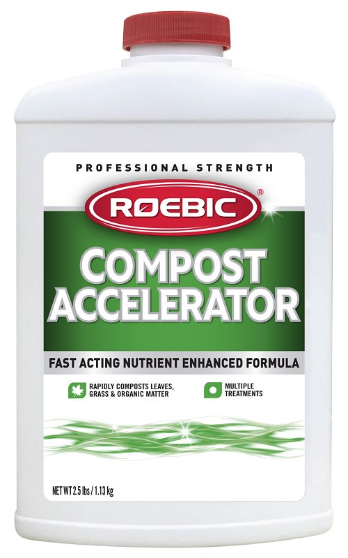 Roebic CA-2.5-12 Compost Accelerator, Solid, White, 2.5 lb, Bottle