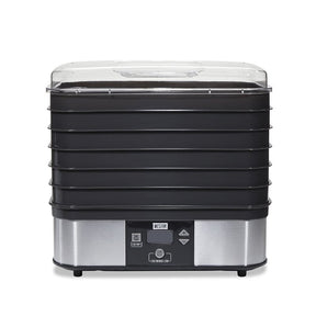 Weston 75-0401-W Digital Food Dehydrator, 500 W, 6-Tray, ABS, Black, 13-1/2 in W x 10-1/2 in D x 11 in H Tray