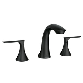 Moen Findlay Series 84517BL Bathroom Faucet, 1.2 gpm, 2-Handle, 3-Faucet Hole, Metal/Stainless Steel, Matte