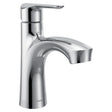 Moen Findlay Series 84516 Bathroom Faucet, 1.2 gpm, 1-Handle, Brass/Metal/Plastic, Chrome, 4 in Faucet Centers