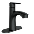 Moen Findlay Series 84516BL Bathroom Faucet, 1.2 gpm, 1-Handle, Brass/Metal/Plastic, Matte, 4 in Faucet Centers