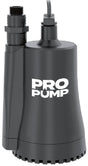 PRO PUMP UTS25PLHO Utility Pump, 1/4 hp, Thermoplastic