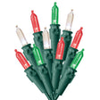 Sylvania V40866-33 Italian Light, LED, Green/Red/White