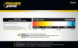 PowerZone CL-SLM1500AC-2HBK Motion Activated Security Light, 120 V, 18 W, LED Lamp, 1500 Lumens