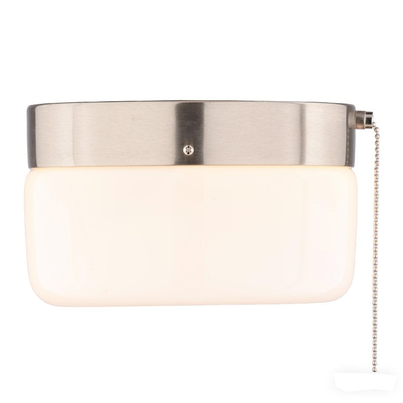 Boston Harbor OG24014 Ceiling Light, 120 V, 2-Lamp, CFL, LED Lamp, Stainless Steel Fixture, Satin Nickel Fixture